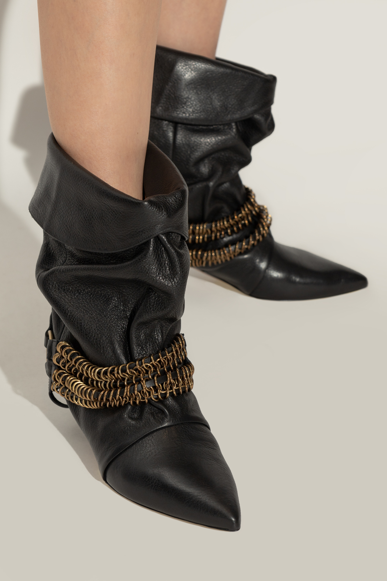 Black Leather ankle boots Edrik Isabel Marant Vitkac GB